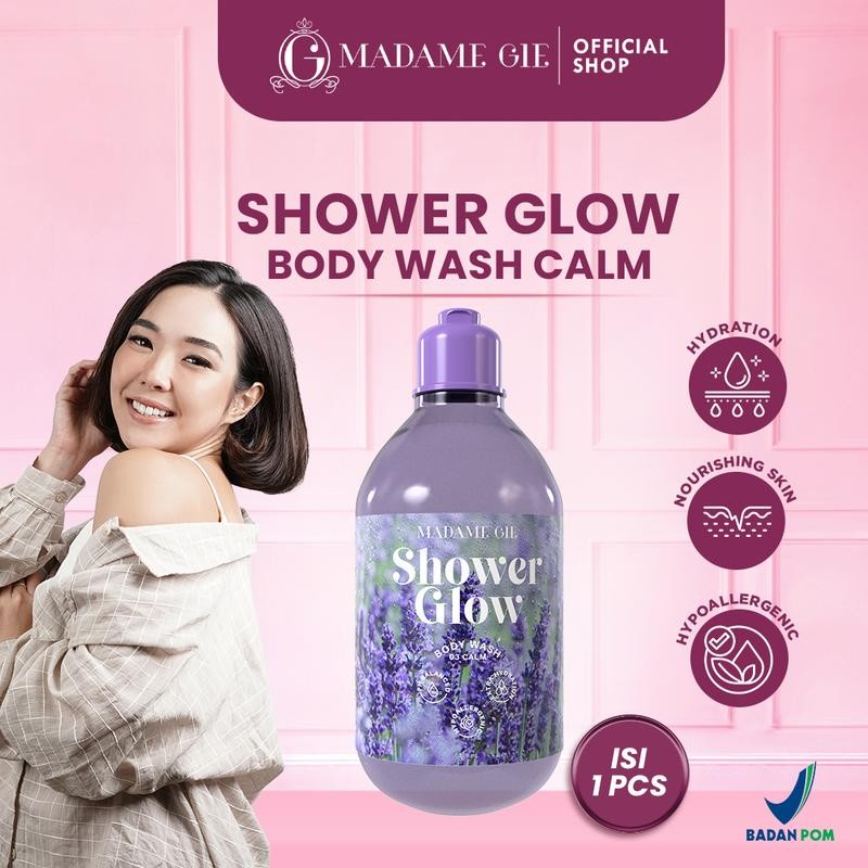 

Madame Gie Shower Glow - Sabun Mandi Cair Mencerahkan Kulit dan Ph Balanced Soap Pencerah Tubuh