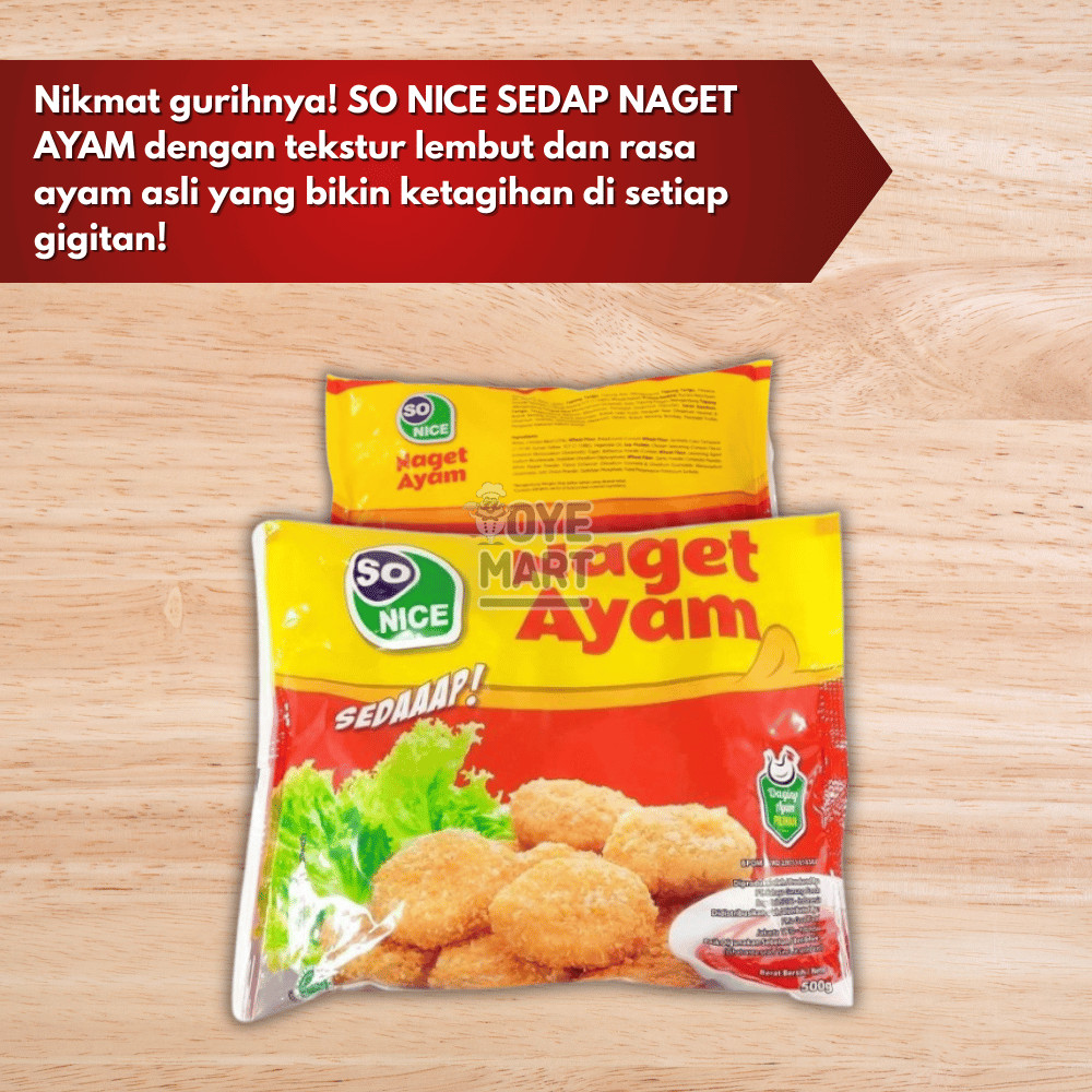 

BAH So Nice Sedap Nugget Ayam gr Renyah Lembut