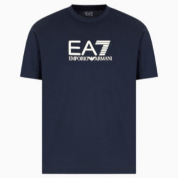 EA7 Logo Print Navy / Kaos Branded Original