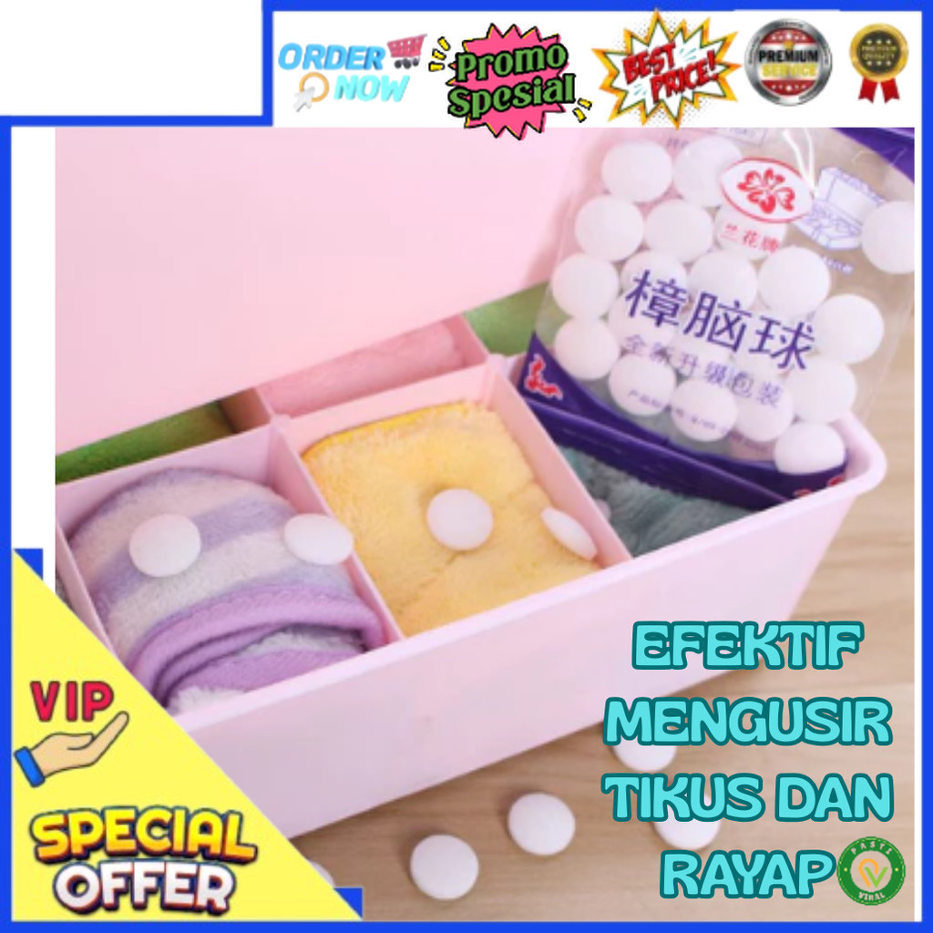 Bisa Cod Kamper Lemari Pakaian Wangi Anti Jamur Anti Nyamuk Kecoa Dan Tikus Toilet Kapur Barus
