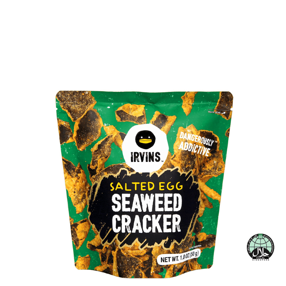 

IRVINS SALTED EGG SEAWEED CRACKER (50G)