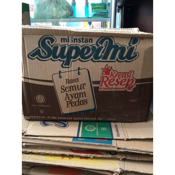 

1 DUS SUPERMI SEMUR AYAM PEDAS 70gr