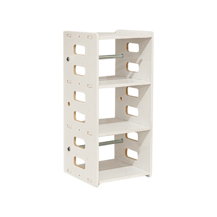 Rak Meja Susun Printer Kertas Thermal Serbaguna bahan MDF Kuat dan Praktis - LC056 - 2 SUSUN - 2 SUS