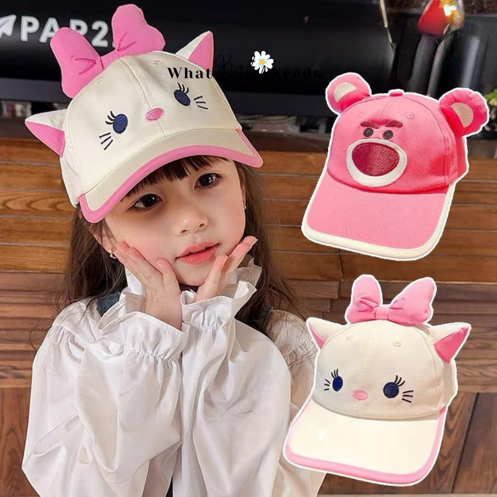 Izzy Disney Kids Cap / Topi Anak Lucu /Topi Anak Disney Chipmunk Lotso Marie