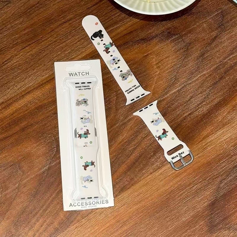 Tali Strap Anjing panjang lucu ala kartun HUAWEI honor band 6 band 8 band 9 WATCH FIT 2 WATCH FIT 3 