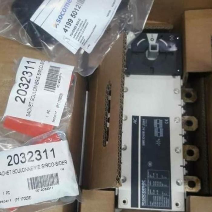 COS Socomec Manual 4P 250A 220Vac Original