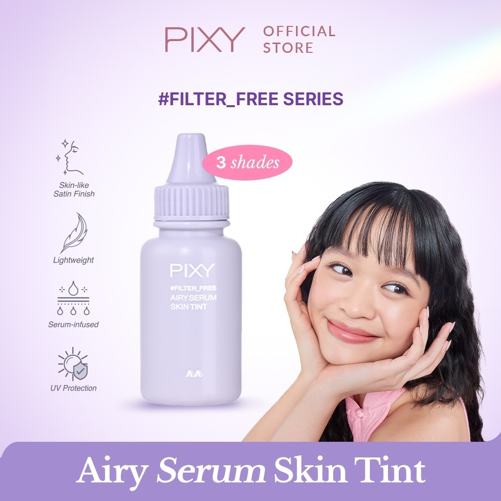 PIxy Airy Serum Skin Tint 25gr - Liquid Foundation Alas Beda Cair