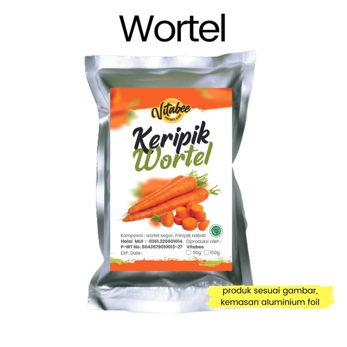 

Vitabee Keripik Kripik Sayur Lokal dan Korea - Wortel Okra Labu Buncis Jamur Oleh2 Khas Malang - Wortel Lokal, 50gr