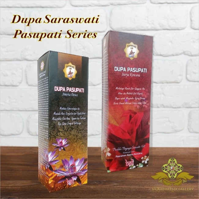 Dupa Hio Wangi Harum Saraswati Pasupati Amerta Dewa & Surya Kencana 12pack/boxCO