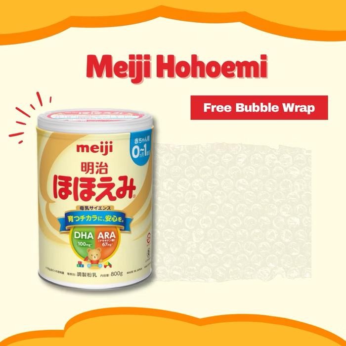 OZZ MEIJI Hohoemi Susu Formula Jepang - Free Bubblewrap