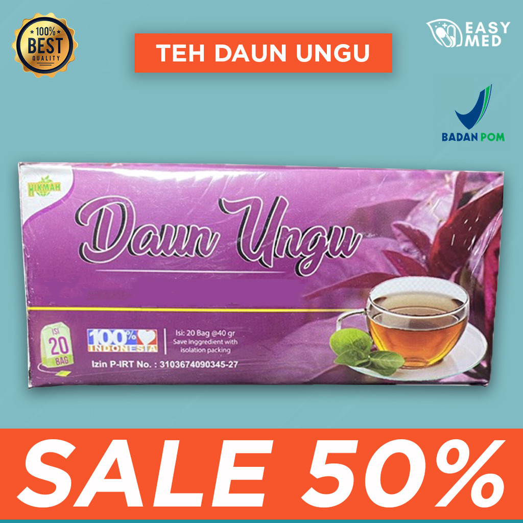 

[SALE] Teh Celup Daun Ungu Teh Herbal Mengatasi Wasir / Ambeien