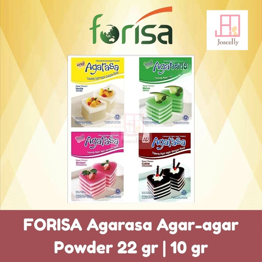 

JOSCELLY.ID FORISA Agarasa Agar-agar Powder 22 gr | 10 gr