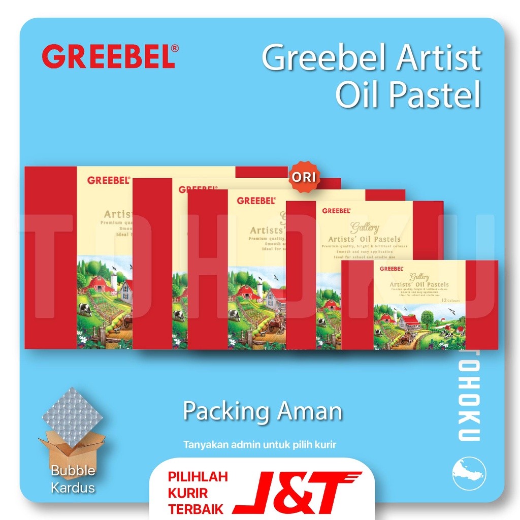 

BEST SELLER [Pack Aman] Greebel Artist Oil Pastel - 12-24-36-48-72