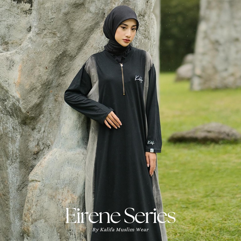 Kalifa - Eirene Series Gamis Kaos Daily Dress Perempuan GMS0035