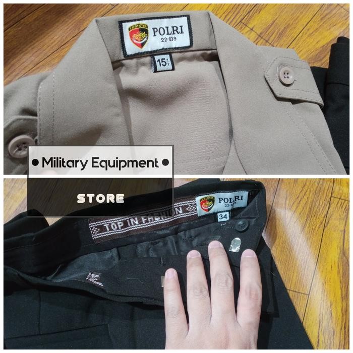 Stelan seragam pdh jatah polri