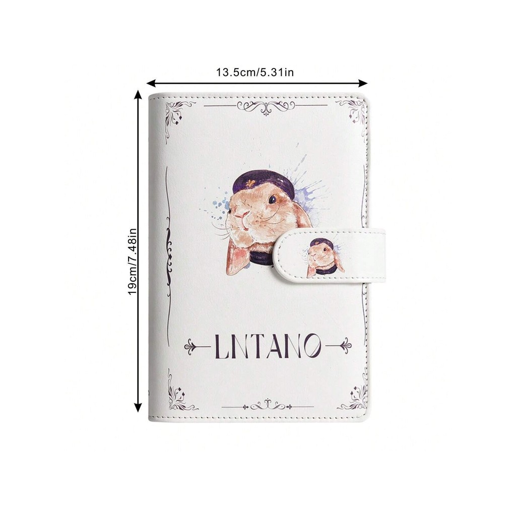 

A6 PU leather binder economy 6-ring notebook, personal notebook binder cover, can be used for cash budget storage shell