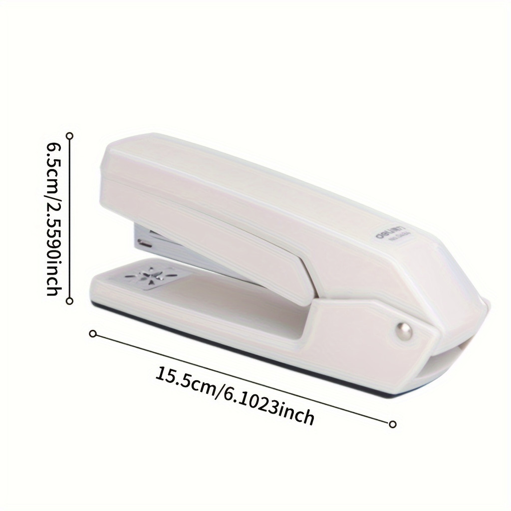 

1pc Rotating Stapler,25 Sheet Capacity for Office/School Use, 360° Manual Design,Durable Metal Construction,Business Stationery