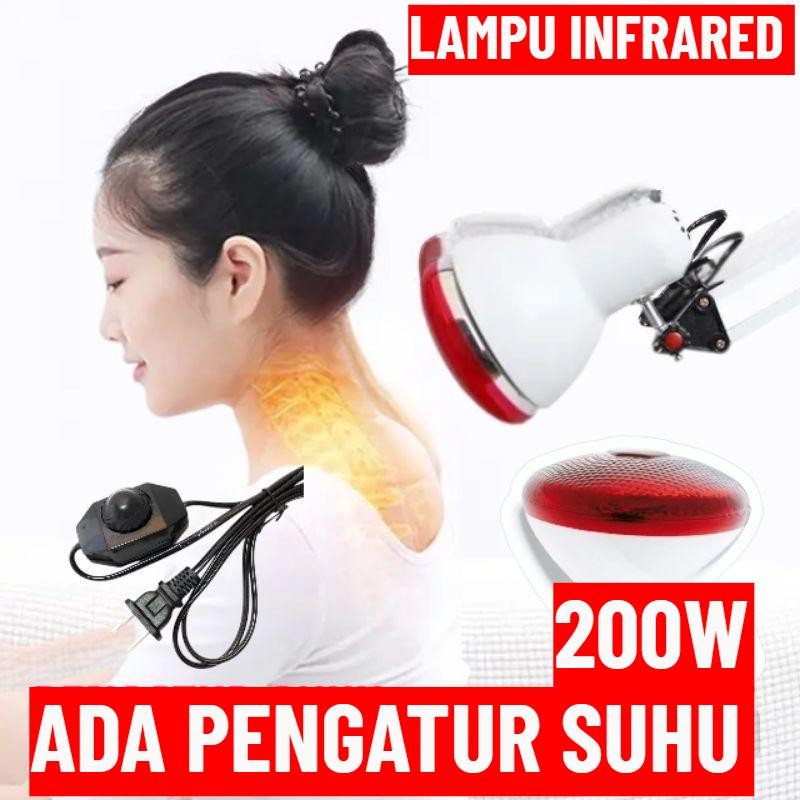 ADA PENGATUR SUHU SET LAMPU INFRARED STANDING & LAMPU INFRARED TERAPI COD