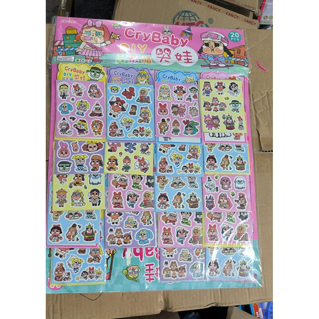 

MCC STICKER DIY LUCU CRY BABY