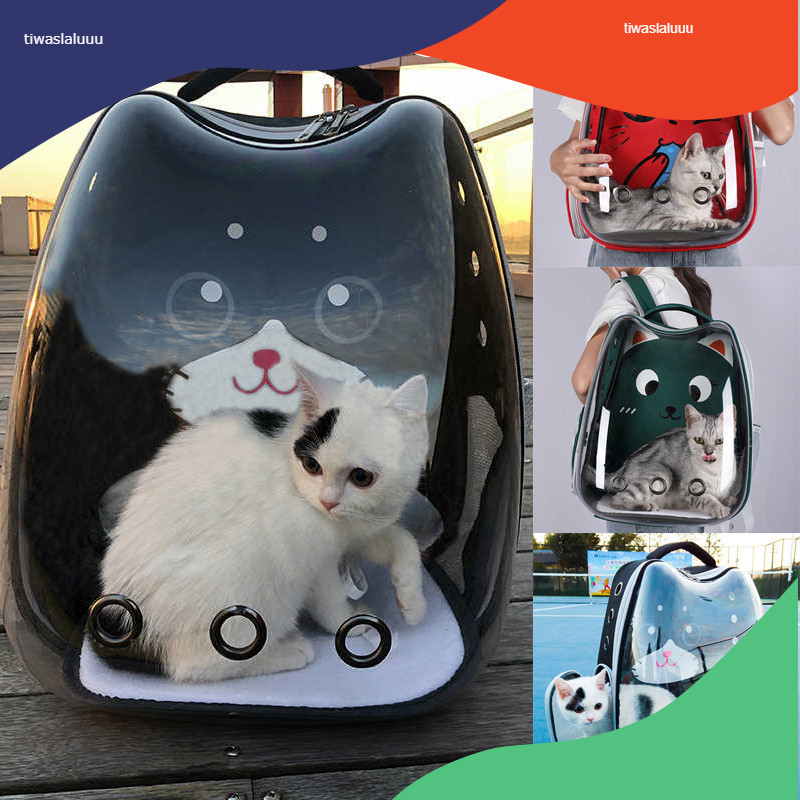 Ransel Kucing Astronot Transparan Tas Astronot Kucing Besar Pet Accessories