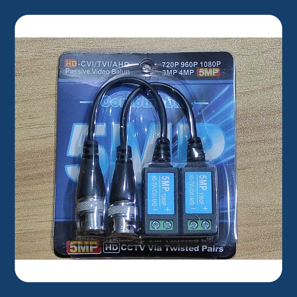 Video Balun CCTV 5 MP / Passive Balun 5MP Video Balun