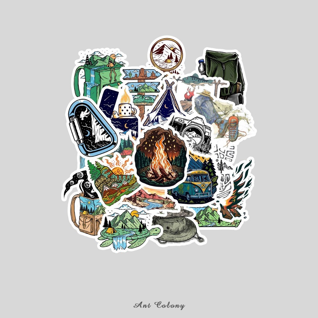 

Stiker Pack Alam Sticker Vinyl Laminasi Doff Glosy| Sticker Nature