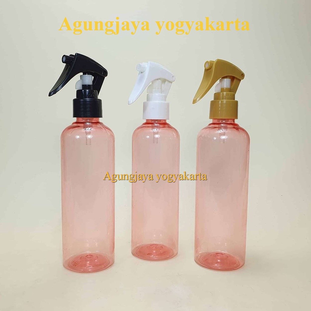Botol  250 ml BR Pink Tutup Mini Trigger / Botol Kispray / Botol Trigger/ Botol Pembersih / Botol 25