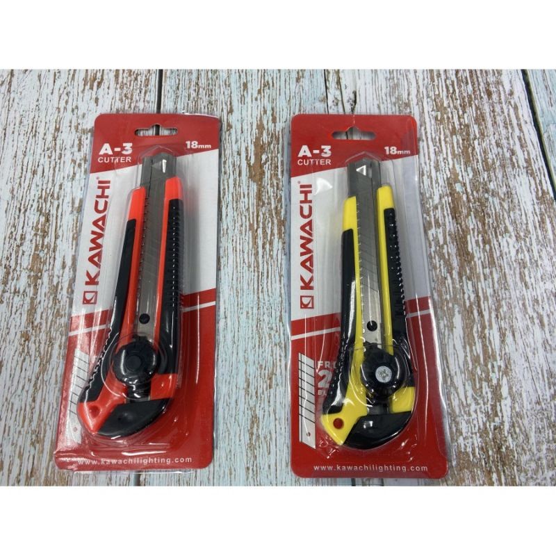 

ks-Cutter besar + Refill isi 2pcs / cutter KAWACHI 18mmgratis ongkir bisa cod