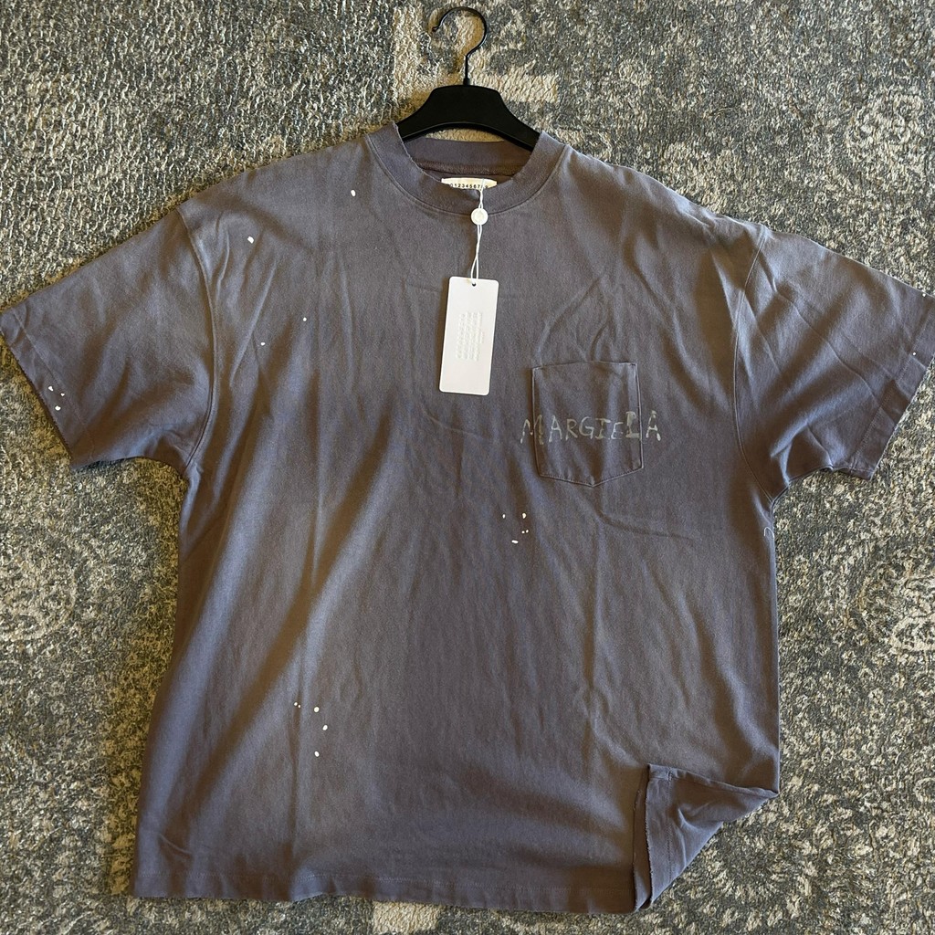T-shirt MM6 Splatter Paint Washed