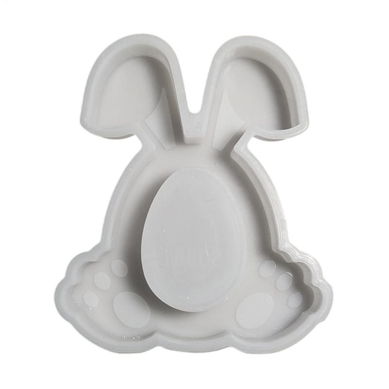 

Easter Silicone Mold Hollow Bunny Resin Molds Easter Epoxy Resin Silicone Gypsum Molds Cartoon Home Aesthetic Decor For Crafts