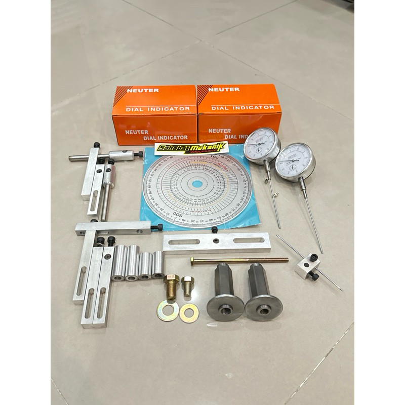 Dial Motor Set Busur Derajat Set Dayel Dial Indicator Paket Lengkap Dial Semua Motor Degree WheelCO