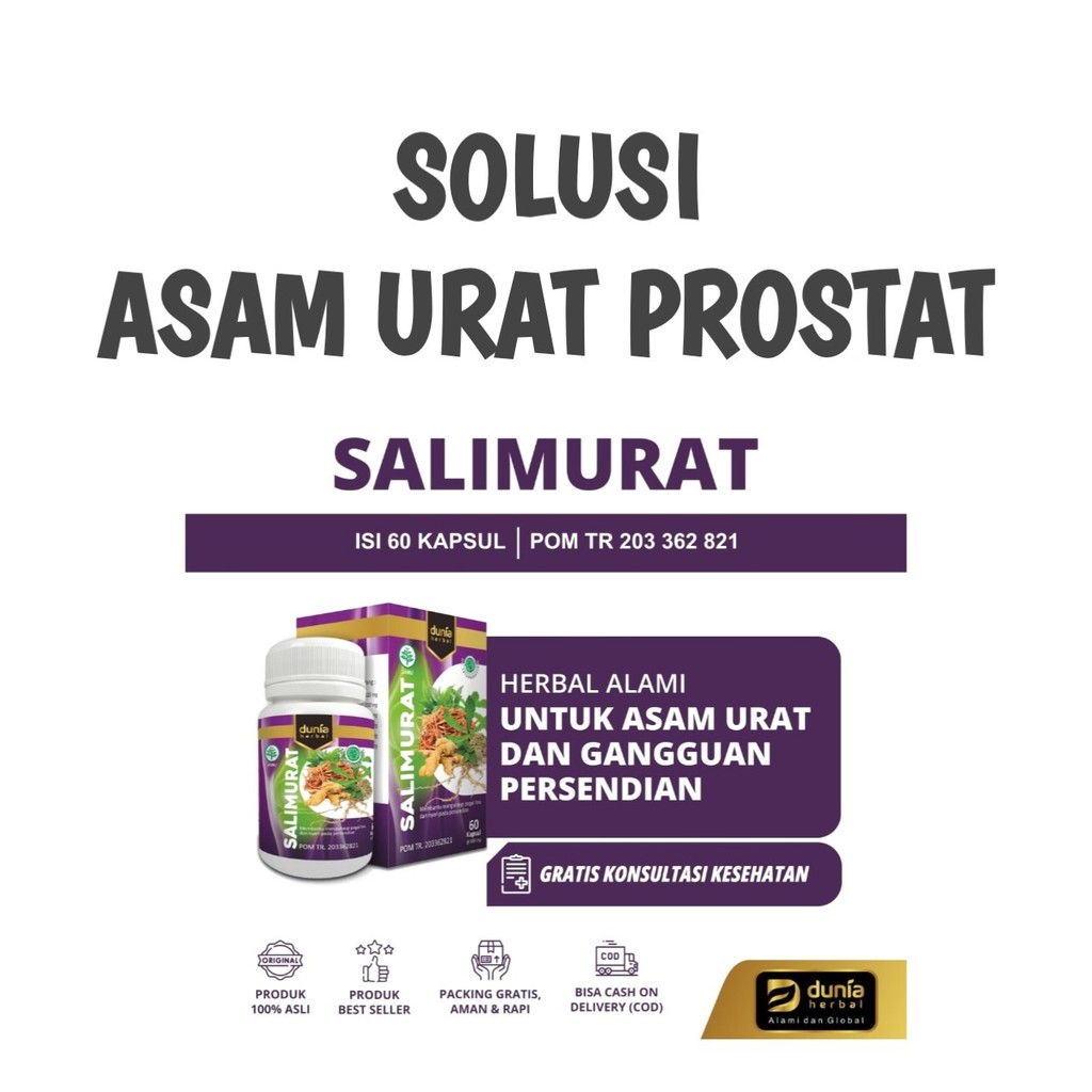 

SALIMURAT Herbal Asam Urat & Gangguan Persendian