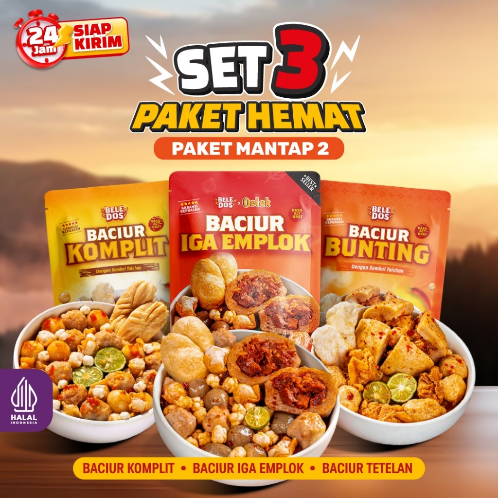 

Beledos Paket Mantap 2 / Baciur Komplit / Baciur Kriwil / Baciur Bunting Beranak