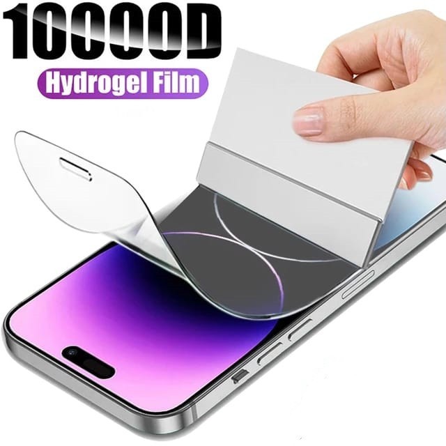 Hydrogel Iphone 14 14 Plus14 Pro 14 Pro Max Clear Hydrogel Full Screen Depan