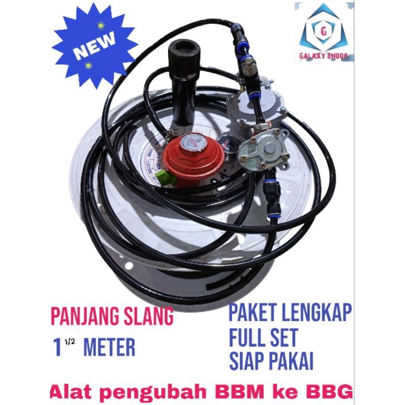 Paket Lengkap Full Set Konveter Kit BBG 2 Jalur Siap Pakai Semua MotorCO