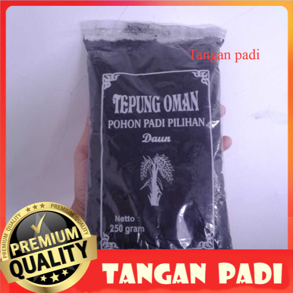 

Tepung Oman Abu Merang Sekam Dari Pohon Padi Pilihan pewarna alami 250gr