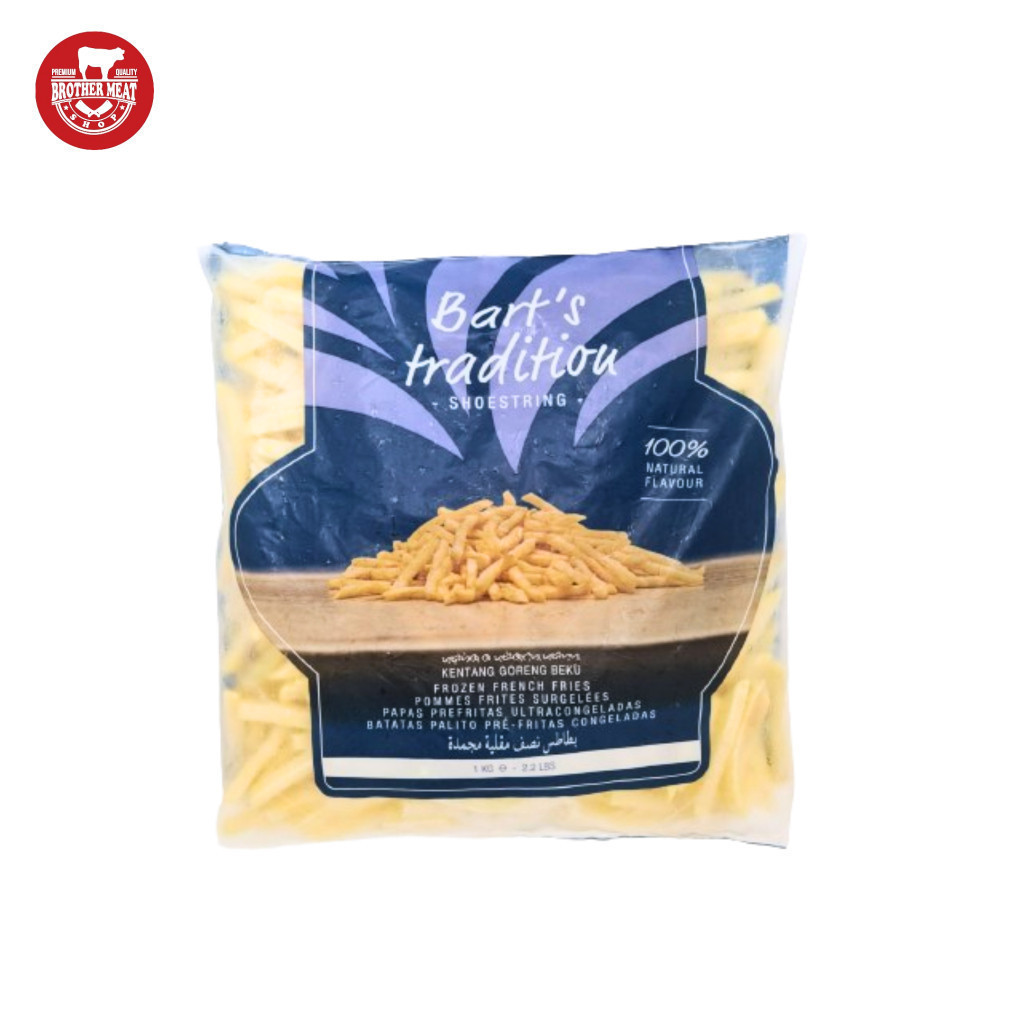 

Bart's French Fries Shoestring 1kg Kentang Goreng Frozen