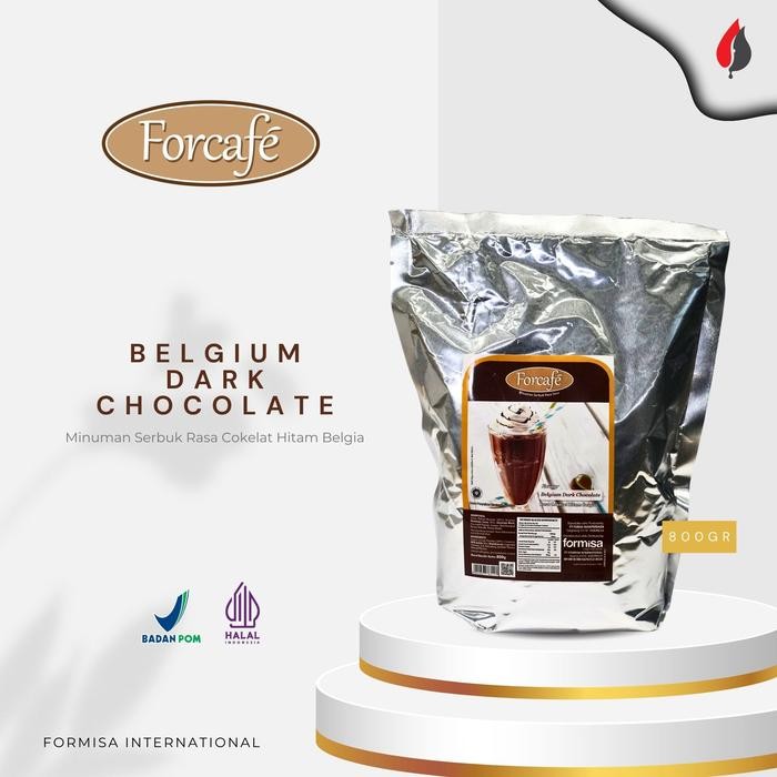 

Forcafe Belgium Dark Chocolate / Bubuk Minuman Rasa Belgium Dark Chocolate / HORECA / 800 gr