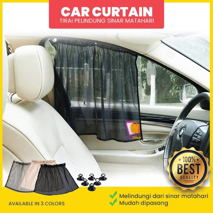 Tirai Jendela Mobil Universal (Isi Sepasang / 2 Pcs)