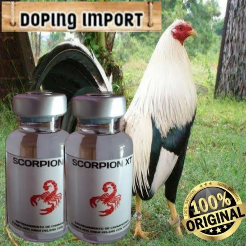 DOPING AYAM Scorpion XT - Doping Ayam Aduan Taji, Bangkok, Doping Injeksi / Suntik Asli Philipina Te