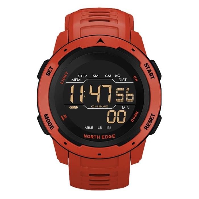 north edge mars northedge Mars jam tangan smartwatch outdoor - Merah