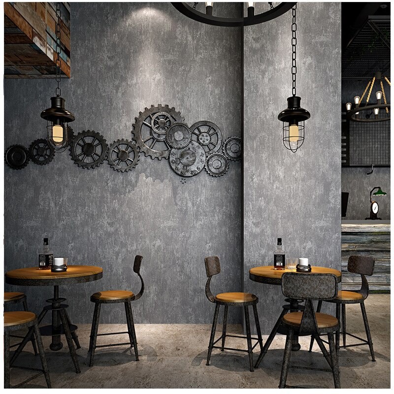 Wallpaper Tembok Motif Cat Semen Sticker Walpaper Dinding Painting Cement