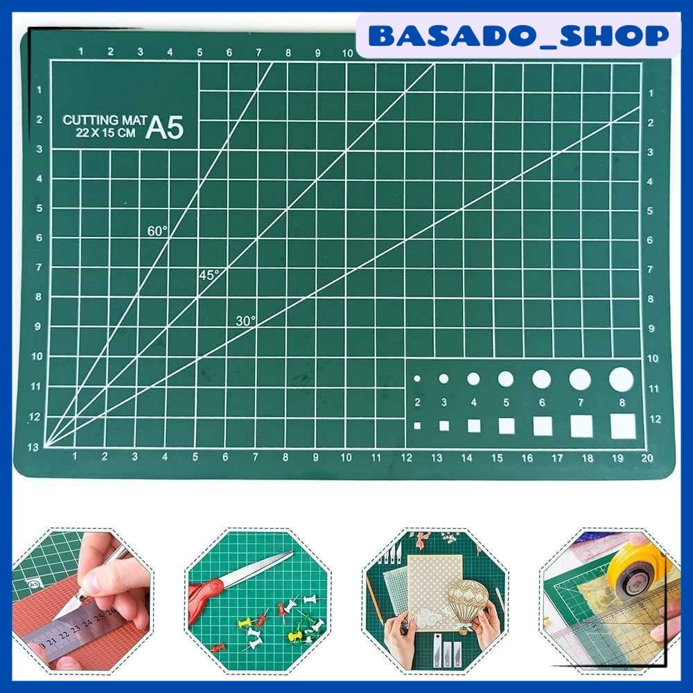 

Working Pad Cutting Mat Alas Potong Papan Kerja A5 22x15cm - GKSA4