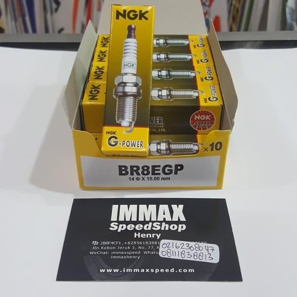 BUSI NGK BR8EGP Gpower G Power Platinum pengganti EVX Ninja 150 2 Tak