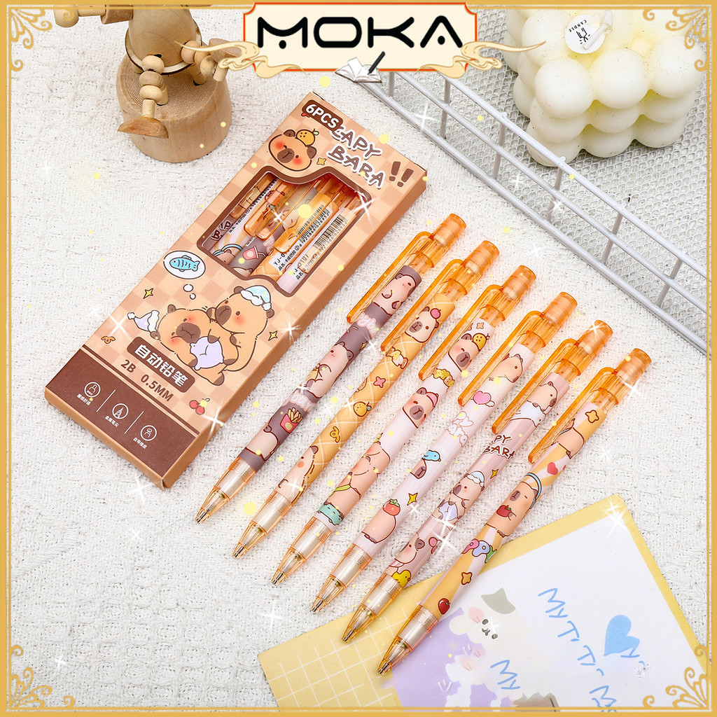 

MOKA PENSIL MEKANIK HB ISI 6 PCS DENGAN MOTIF KARTUN YANG LUCU IMUT DAN TIDAK MUDAH PATAH MKP56