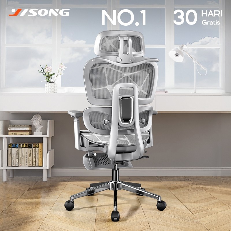 

【Jaring Es -10°C】YISONG LS900 Kursi Ergonomis/Kursi Gaming/Kursi Kantor/Kursi Belajar Kerja