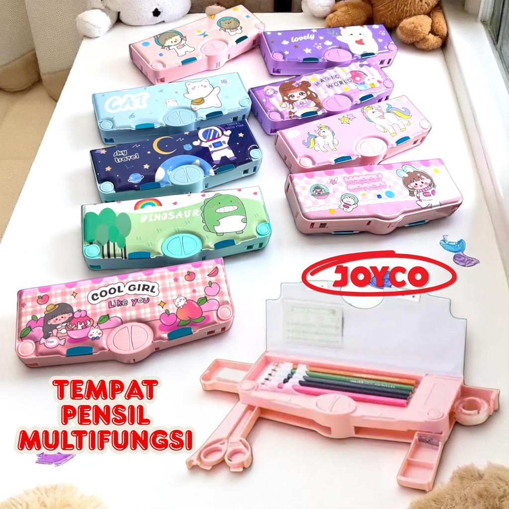 

Kotak Pensil Anak Kartun Multifungsi Tempat Pensil Penggaris Penghapus Isolasi Peruncing Gunting Isolasi Alat Tulis Sekolah Lengkap