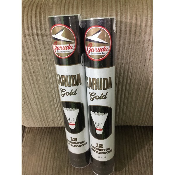 Garuda Gold PUTIH Shuttlecock Cock Kok Bola Bulu Tangkis Badminton Original