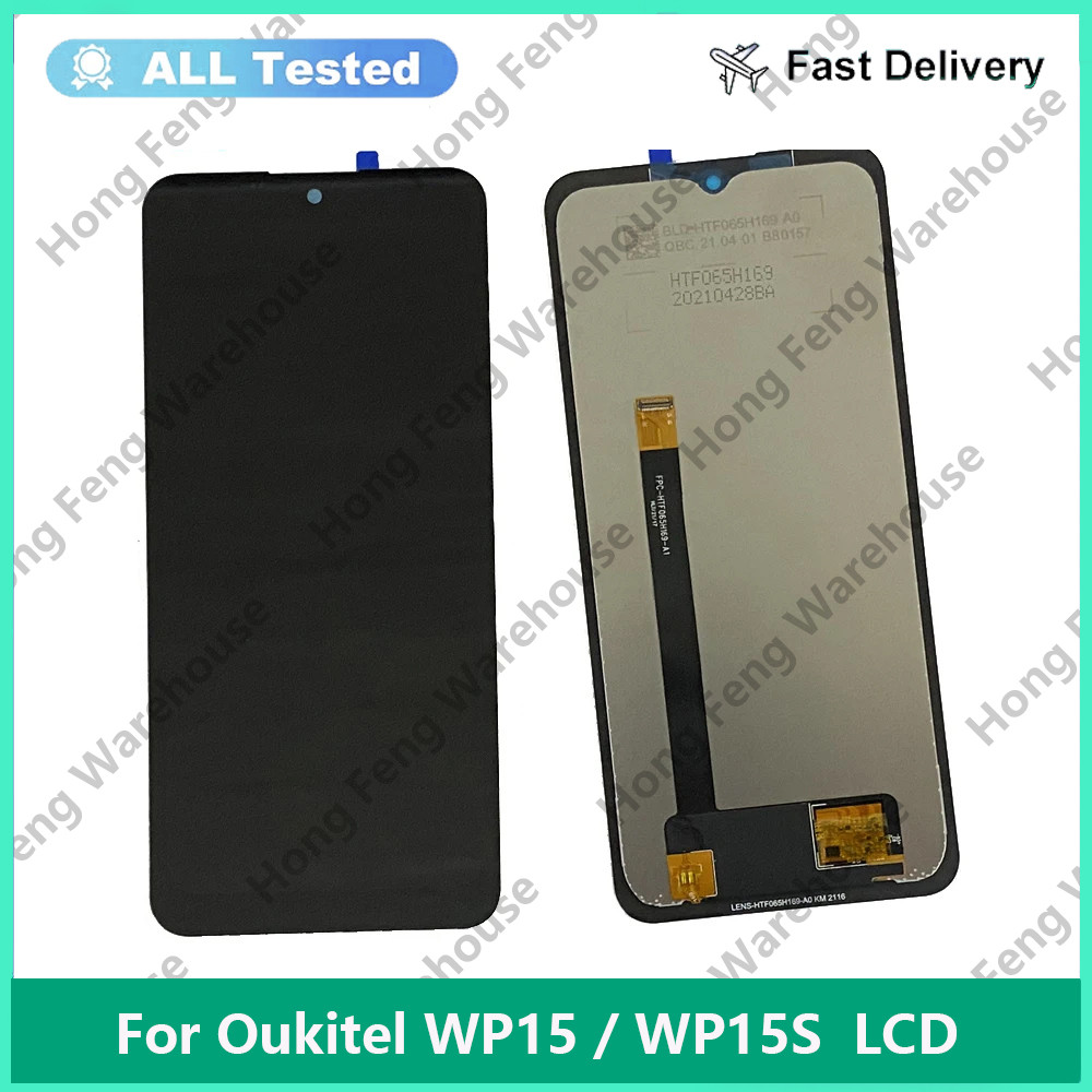 For  al Oukitel WP15 LCD Display +Touch Screen Screen Digitizer Assembly Replacement 6.52 inch For O