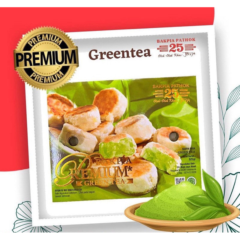

Bakpia pathok 25 premium GREENTEA